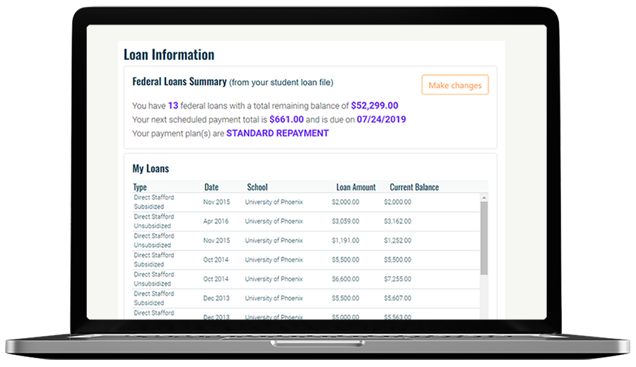 Upload Your Student Loan File